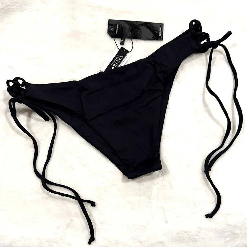 NWT Tavik Bebe Mini Bikini Bottom in Black - Large